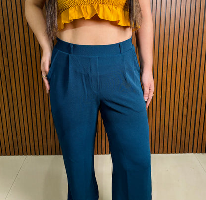 Dream Design Comfortable Women's Trousers with Elastic Waist & Side Pockets