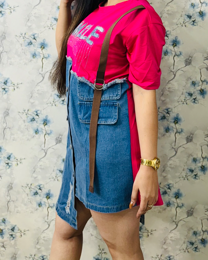 Smile Denim One Piece