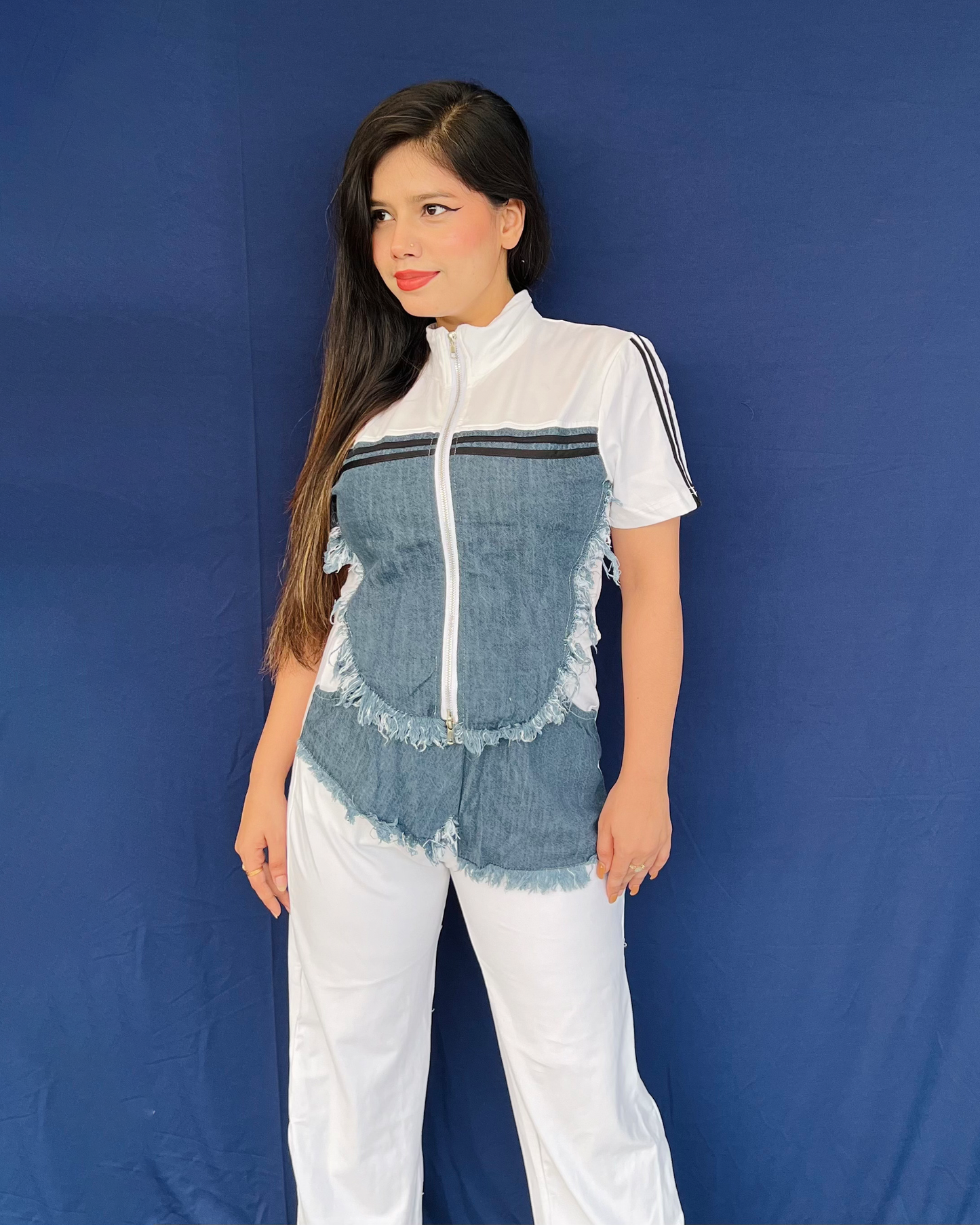 Denim Co-ord Set (Zipper)